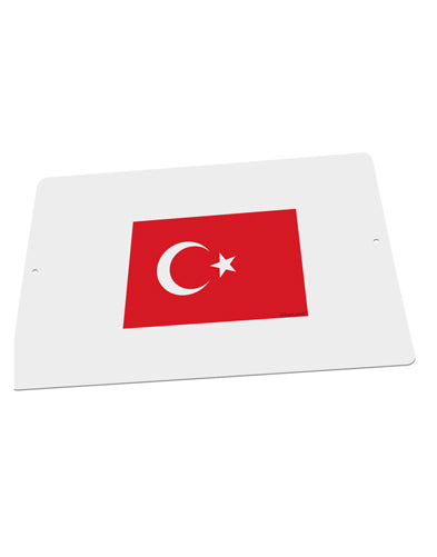 Turkey Flag Large Aluminum Sign 12 x 18&#x22; - Landscape by TooLoud-TooLoud-18x12"-Davson Sales