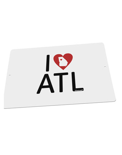 I Heart Atlanta Large Aluminum Sign 12 x 18&#x22; - Landscape-Aluminum Sign-TooLoud-18x12"-Davson Sales