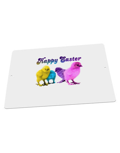 Happy Easter Peepers Large Aluminum Sign 12 x 18&#x22; - Landscape-Aluminum Sign-TooLoud-18x12"-Davson Sales