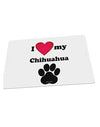 I Heart My Chihuahua Large Aluminum Sign 12 x 18&#x22; - Landscape by TooLoud-TooLoud-18x12"-Davson Sales