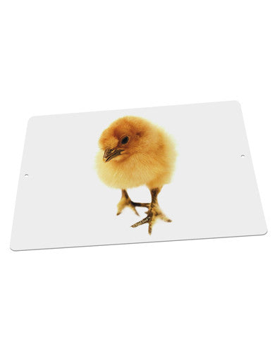 Fluffy Chick Large Aluminum Sign 12 x 18&#x22; - Landscape-Aluminum Sign-TooLoud-18x12"-Davson Sales