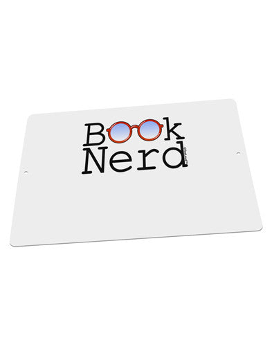 Book Nerd Large Aluminum Sign 12 x 18&#x22; - Landscape-Aluminum Sign-TooLoud-18x12"-Davson Sales