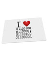 I Heart Binary Data Large Aluminum Sign 12 x 18&#x22; - Landscape-Aluminum Sign-TooLoud-18x12"-Davson Sales