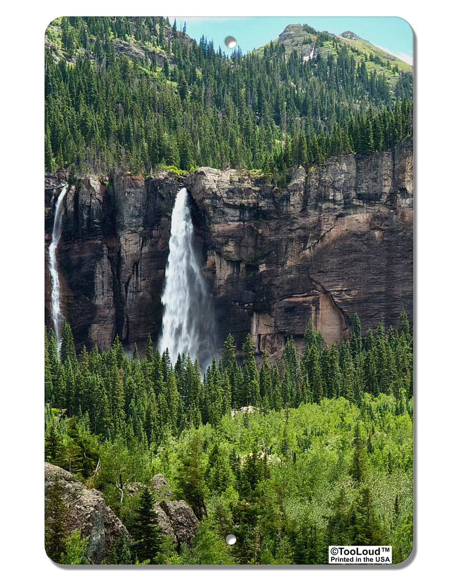 Nature Beauty - Cliffs Aluminum 8 x 12&#x22; Aluminum Sign All Over Print by TooLoud-Aluminum Sign-TooLoud-White-Davson Sales