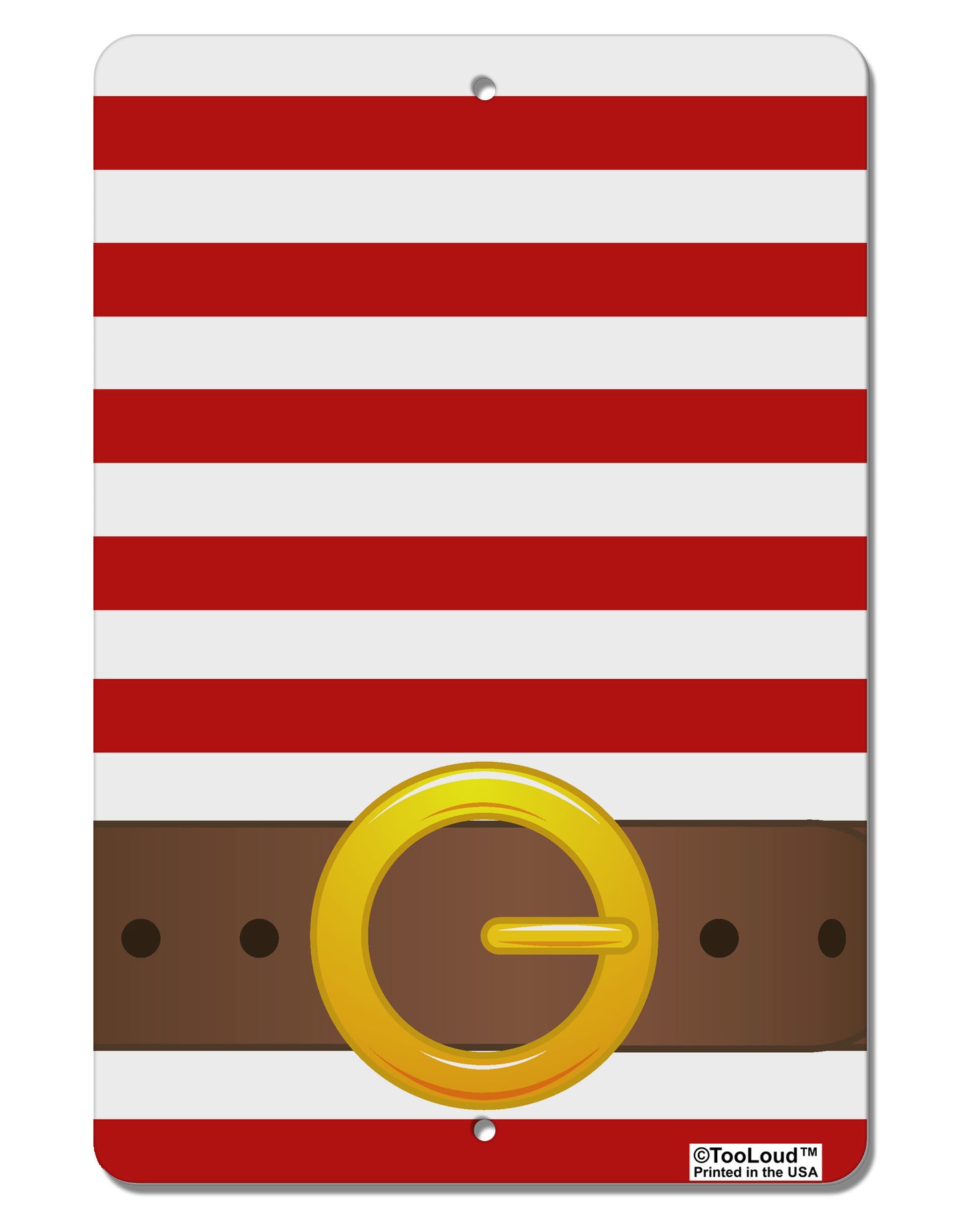 Pirate Crew Costume - Red Aluminum 8 x 12&#x22; Aluminum Sign All Over Print-Aluminum Sign-TooLoud-White-Davson Sales