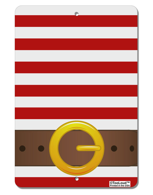 Pirate Crew Costume - Red Aluminum 8 x 12&#x22; Aluminum Sign All Over Print-Aluminum Sign-TooLoud-White-Davson Sales
