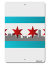 Chicago Flag Skyline AOP Aluminum 8 x 12&#x22; Aluminum Sign All Over Print-Aluminum Sign-TooLoud-White-Davson Sales