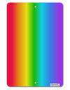 Vertical Rainbow Gradient Aluminum 8 x 12&#x22; Aluminum Sign All Over Print by TooLoud-Aluminum Sign-TooLoud-White-Davson Sales