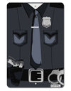 Police Costume AOP Aluminum 8 x 12&#x22; Aluminum Sign All Over Print-Aluminum Sign-TooLoud-White-Davson Sales