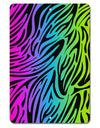 Rainbow Zebra Print Aluminum 8 x 12&#x22; Aluminum Sign All Over Print-Aluminum Sign-TooLoud-White-Davson Sales