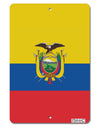 Ecuador Flag AOP Aluminum 8 x 12&#x22; Aluminum Sign All Over Print-Aluminum Sign-TooLoud-White-Davson Sales