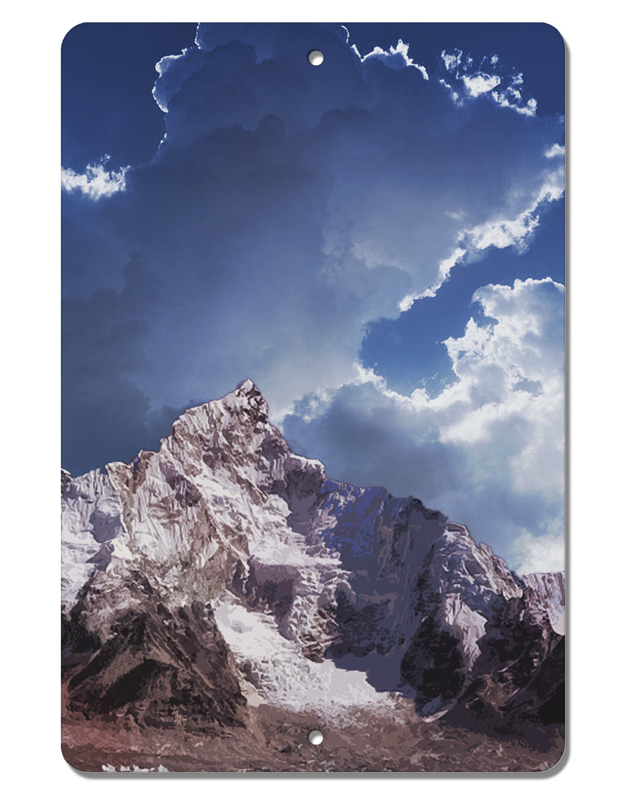 Mountain All Over Print Aluminum 8 x 12&#x22; Aluminum Sign All Over Print by TooLoud-Aluminum Sign-TooLoud-White-Davson Sales