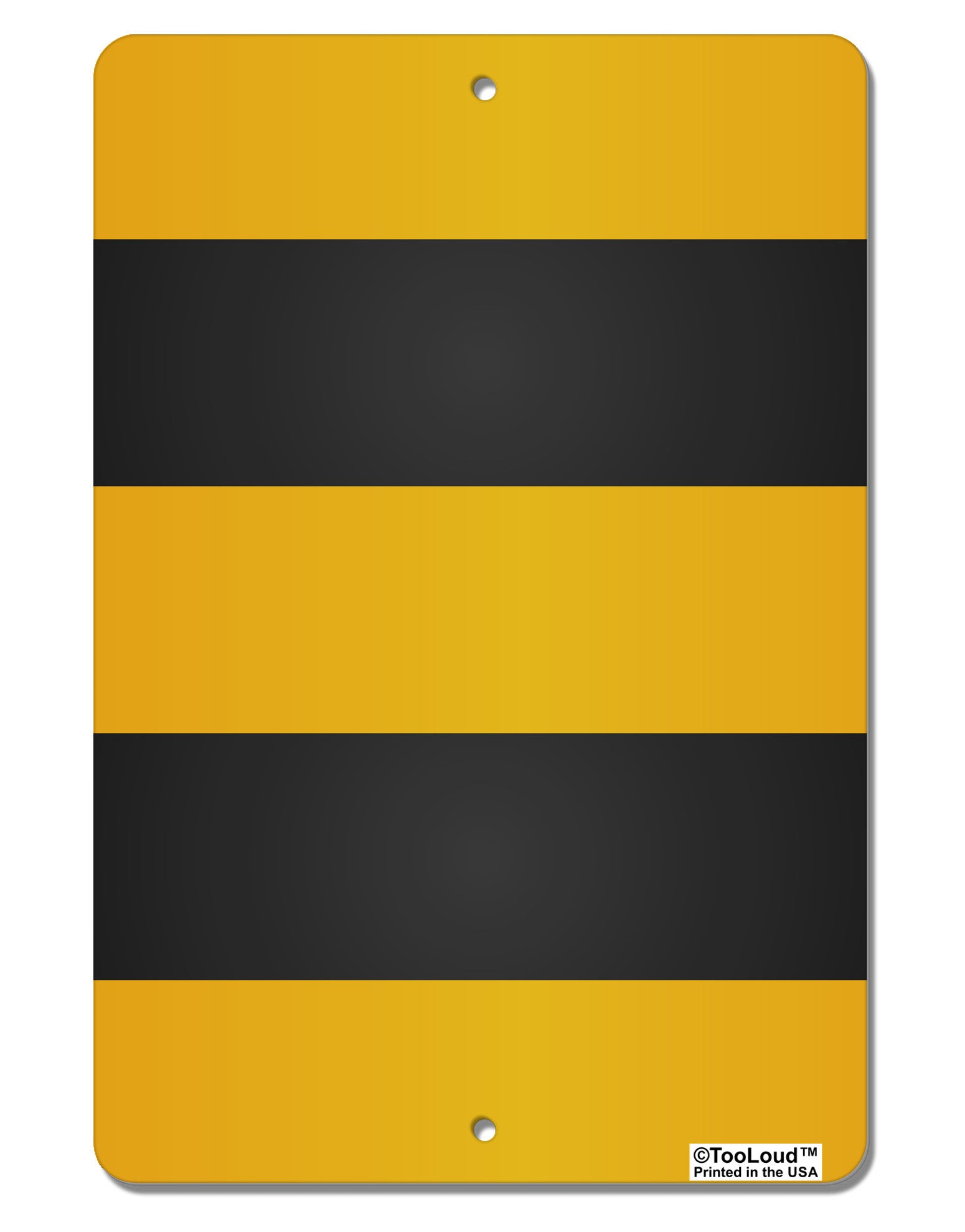 Bee Stripe Costume Aluminum 8 x 12&#x22; Aluminum Sign All Over Print-Aluminum Sign-TooLoud-White-Davson Sales