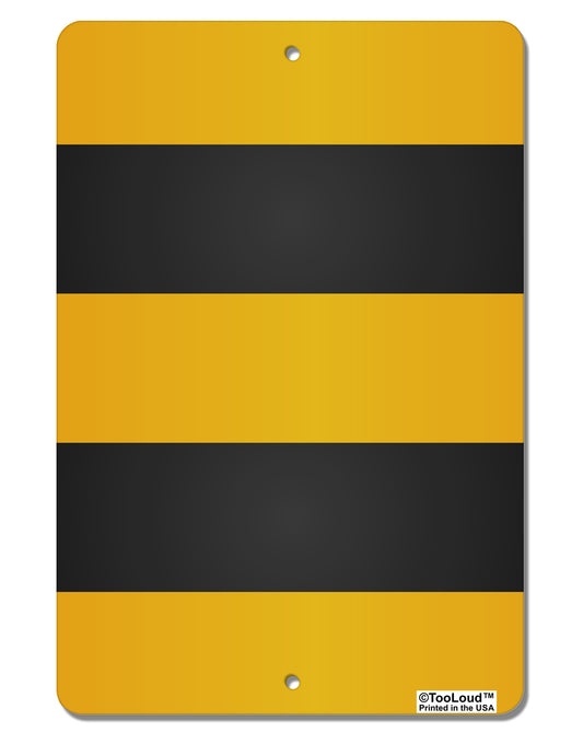 Bee Stripe Costume Aluminum 8 x 12&#x22; Aluminum Sign All Over Print-Aluminum Sign-TooLoud-White-Davson Sales