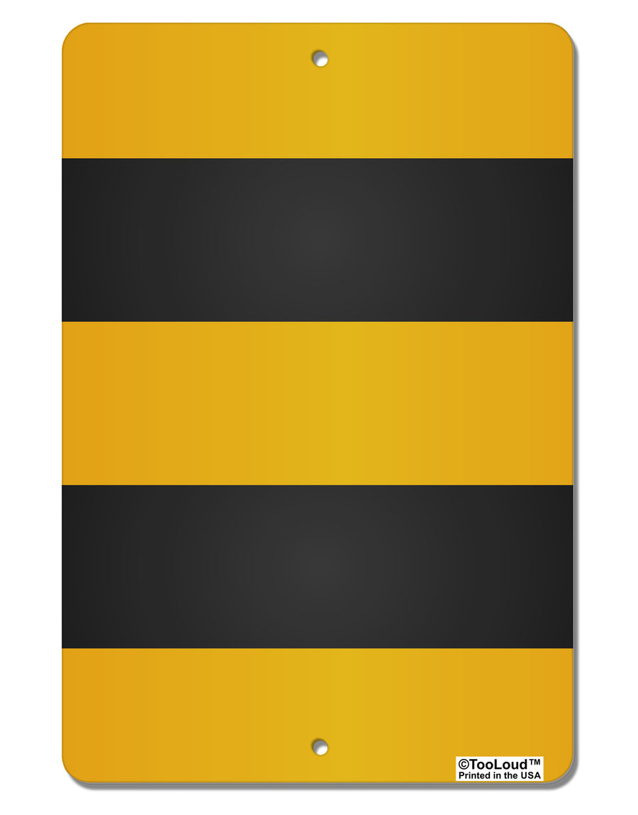 Bee Stripe Costume Aluminum 8 x 12&#x22; Aluminum Sign All Over Print-Aluminum Sign-TooLoud-White-Davson Sales