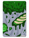 Pixel Zombie Costume Green Aluminum 8 x 12&#x22; Aluminum Sign All Over Print-Aluminum Sign-TooLoud-White-Davson Sales