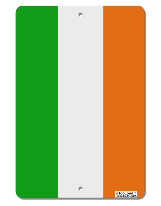 Irish Flag - Flag of Ireland Aluminum 8 x 12&#x22; Aluminum Sign All Over Print-Aluminum Sign-TooLoud-White-Davson Sales