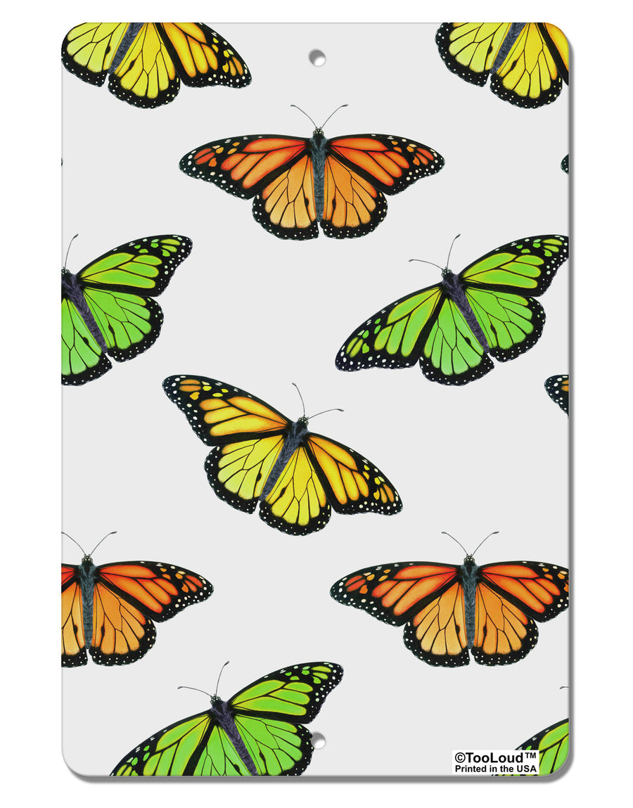 Monarch Butterflies AOP Aluminum 8 x 12&#x22; Aluminum Sign All Over Print-Aluminum Sign-TooLoud-White-Davson Sales