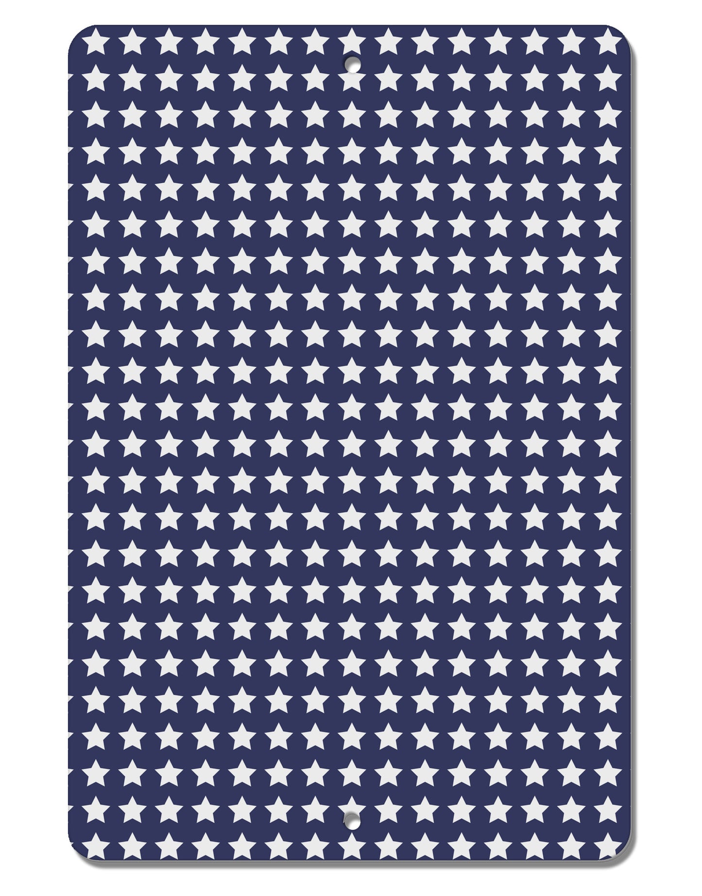 Americana Stars Pattern Aluminum 8 x 12&#x22; Aluminum Sign All Over Print-Aluminum Sign-TooLoud-White-Davson Sales