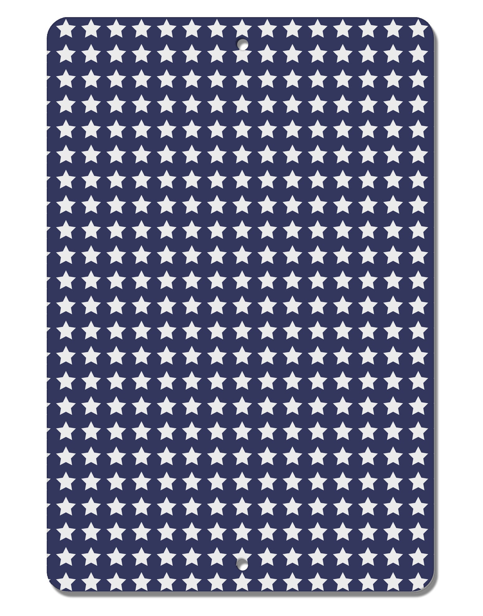 Americana Stars Pattern Aluminum 8 x 12&#x22; Aluminum Sign All Over Print-Aluminum Sign-TooLoud-White-Davson Sales
