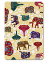 Indian Elephants AOP Aluminum 8 x 12&#x22; Aluminum Sign All Over Print-Aluminum Sign-TooLoud-White-Davson Sales