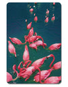 Bright Pink Painted Flamingos Aluminum 8 x 12&#x22; Aluminum Sign All Over Print-Aluminum Sign-TooLoud-White-Davson Sales