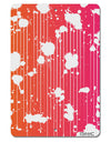 Splatter AOP - Orange Pink Aluminum 8 x 12&#x22; Aluminum Sign All Over Print-Aluminum Sign-TooLoud-White-Davson Sales