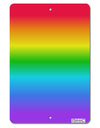 Horizontal Rainbow Gradient Aluminum 8 x 12&#x22; Aluminum Sign All Over Print by TooLoud-Aluminum Sign-TooLoud-White-Davson Sales