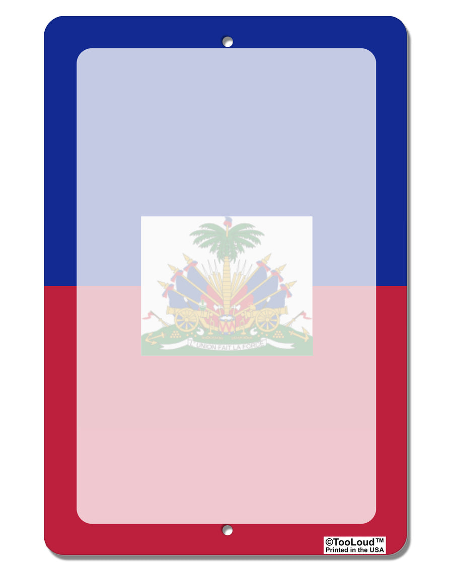 Haiti Flag AOP Aluminum 8 x 12&#x22; Dry Erase Board Sign All Over Print-Dry Erase Board-TooLoud-White-Davson Sales