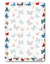 Watercolor Butterflies AOP Aluminum 8 x 12&#x22; Dry Erase Board Sign All Over Print-Dry Erase Board-TooLoud-White-Davson Sales