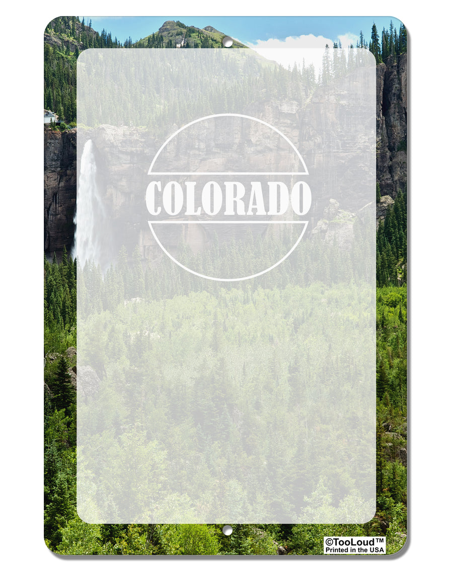 Colorado Beauty - Cliffs Aluminum 8 x 12&#x22; Dry Erase Board Sign All Over Print by TooLoud-Dry Erase Board-TooLoud-White-Davson Sales