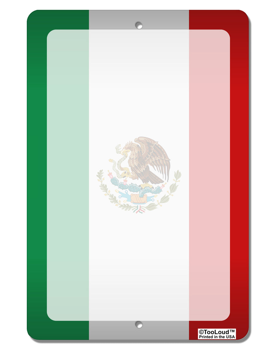 Mexico Flag AOP Aluminum 8 x 12&#x22; Dry Erase Board Sign All Over Print-Dry Erase Board-TooLoud-White-Davson Sales