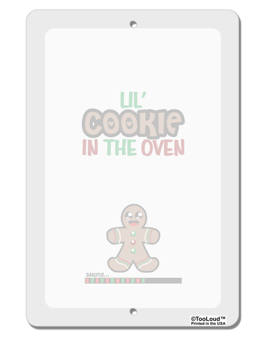 Lil Cookie In The Oven - Maternity AOP Aluminum 8 x 12&#x22; Dry Erase Board Sign All Over Print-Dry Erase Board-TooLoud-White-Davson Sales