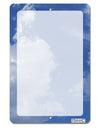 Clouds All Over Aluminum 8 x 12&#x22; Dry Erase Board Sign All Over Print-Dry Erase Board-TooLoud-White-Davson Sales