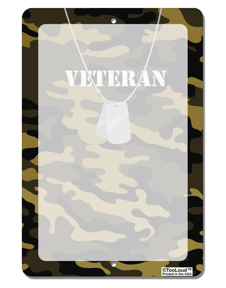 Veteran Dog Tags Aluminum 8 x 12&#x22; Dry Erase Board Sign All Over Print-Dry Erase Board-TooLoud-White-Davson Sales