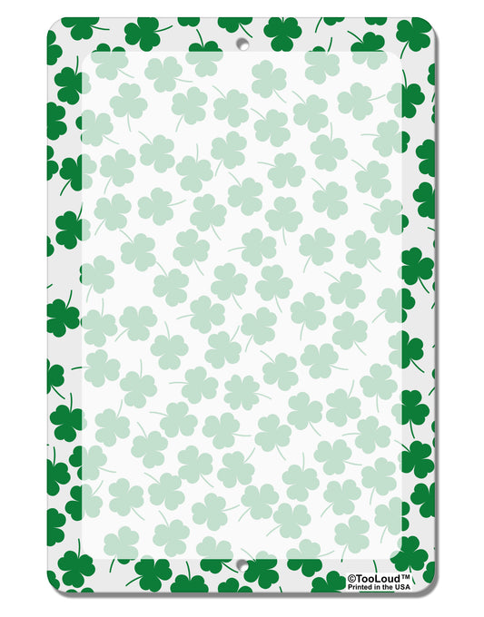 Find the 4 Leaf Clover Shamrocks Aluminum 8 x 12&#x22; Dry Erase Board Sign All Over Print-Dry Erase Board-TooLoud-White-Davson Sales