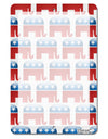 Republican Symbol All Over Aluminum 8 x 12&#x22; Dry Erase Board Sign All Over Print-Dry Erase Board-TooLoud-White-Davson Sales