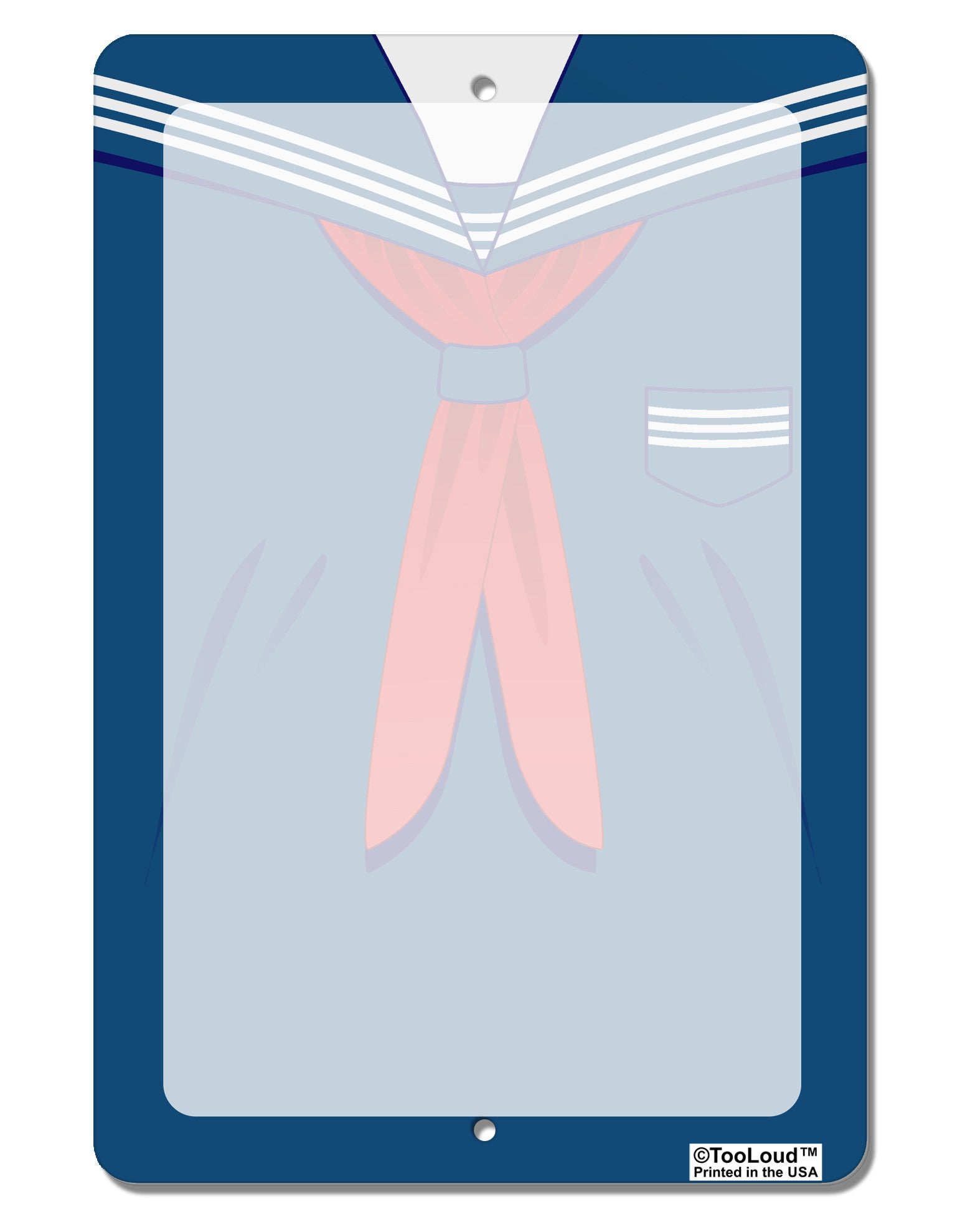 School Uniform Costume - Blue Aluminum 8 x 12&#x22; Dry Erase Board Sign All Over Print-Dry Erase Board-TooLoud-White-Davson Sales