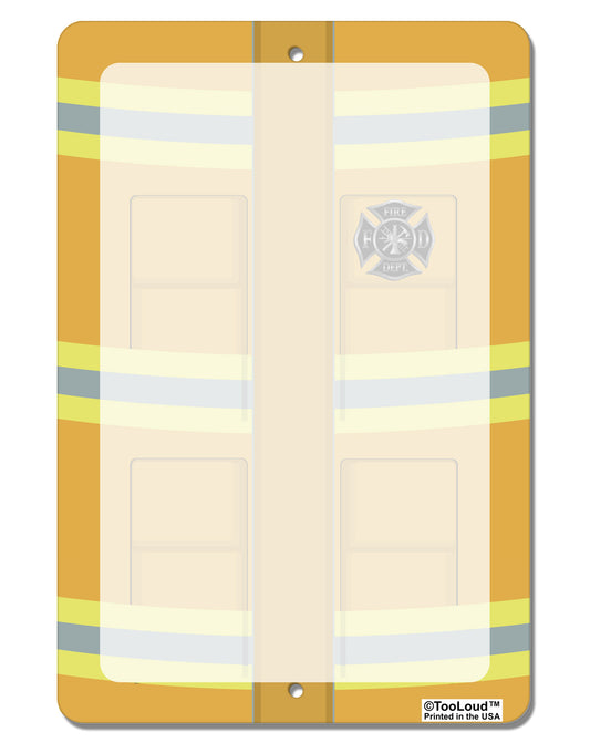 Firefighter Yellow AOP Aluminum 8 x 12&#x22; Dry Erase Board Sign All Over Print-Dry Erase Board-TooLoud-White-Davson Sales