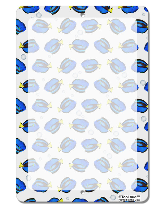 Blue Tang Fish AOP Aluminum 8 x 12&#x22; Dry Erase Board Sign All Over Print-Dry Erase Board-TooLoud-White-Davson Sales