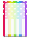 American Pride - Rainbow Stars and Stripes Aluminum 8 x 12&#x22; Dry Erase Board Sign All Over Print-Dry Erase Board-TooLoud-White-Davson Sales