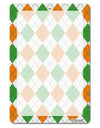 Irish Colors Argyle Pattern Aluminum 8 x 12&#x22; Dry Erase Board Sign All Over Print-Dry Erase Board-TooLoud-White-Davson Sales