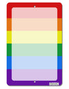 Rainbow Horizontal Gay Pride Flag Aluminum 8 x 12&#x22; Dry Erase Board Sign All Over Print by TooLoud-Dry Erase Board-TooLoud-White-Davson Sales