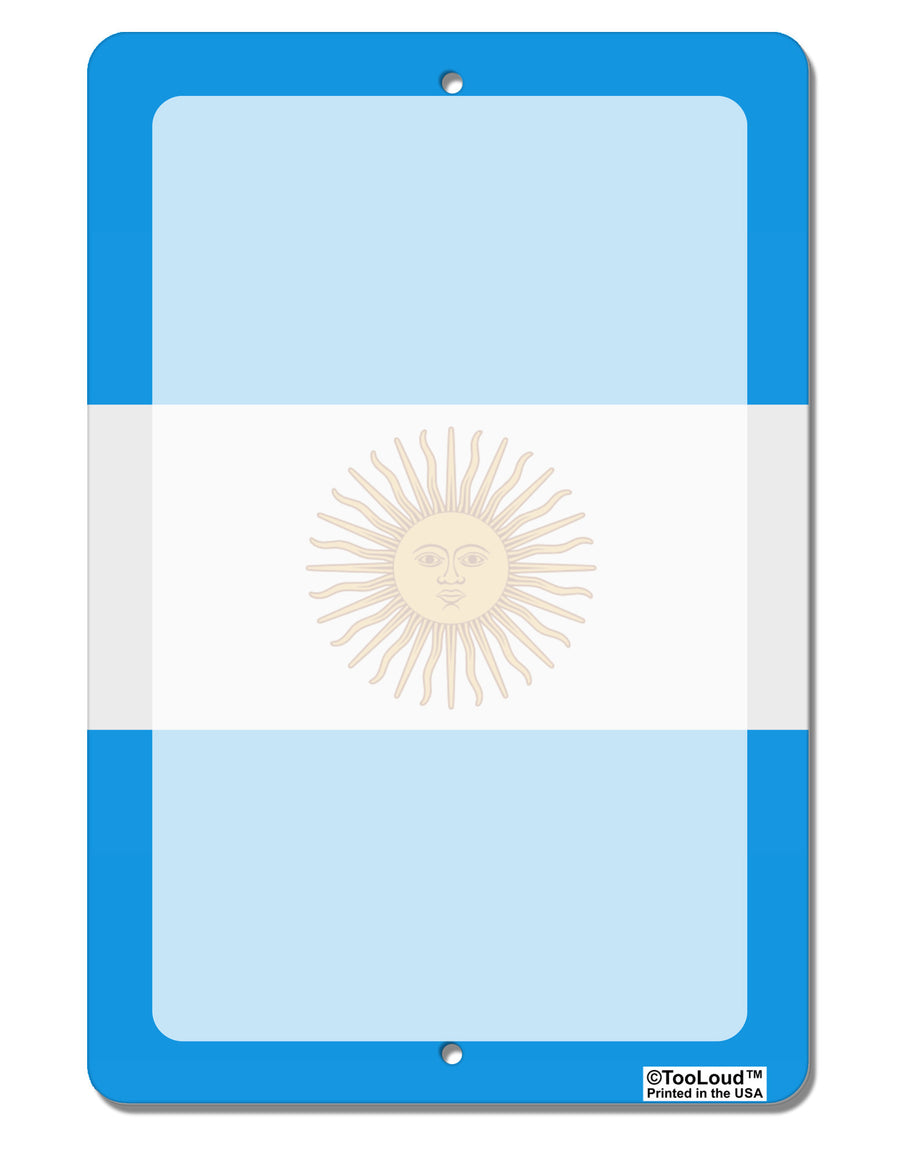 Argentina Flag AOP Aluminum 8 x 12&#x22; Dry Erase Board Sign All Over Print-Dry Erase Board-TooLoud-White-Davson Sales