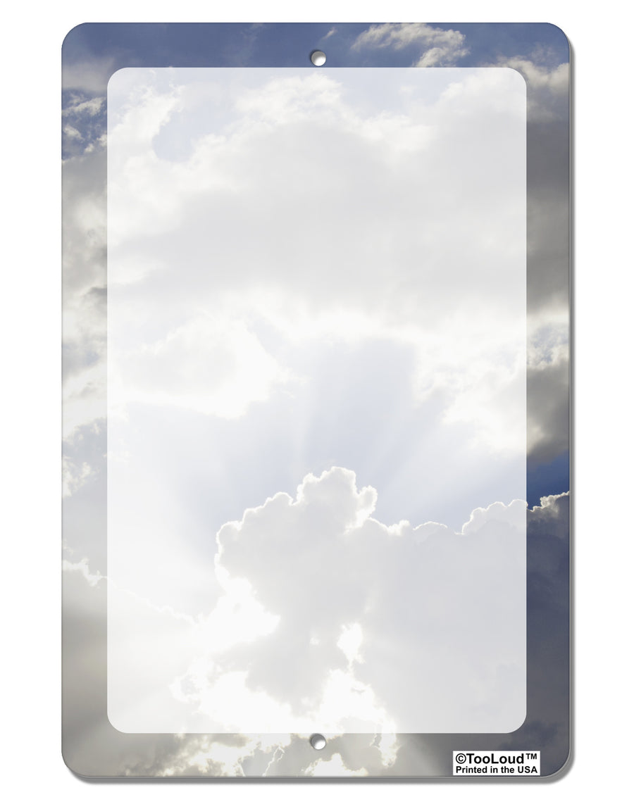 Blue Sky Silver Linings Aluminum 8 x 12&#x22; Dry Erase Board Sign All Over Print-Dry Erase Board-TooLoud-White-Davson Sales