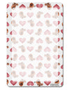 Pomeranian Hearts AOP Aluminum 8 x 12&#x22; Dry Erase Board Sign All Over Print-Dry Erase Board-TooLoud-White-Davson Sales