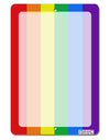 Rainbow Vertical Gay Pride Flag Aluminum 8 x 12&#x22; Dry Erase Board Sign All Over Print by TooLoud-TooLoud-White-Davson Sales