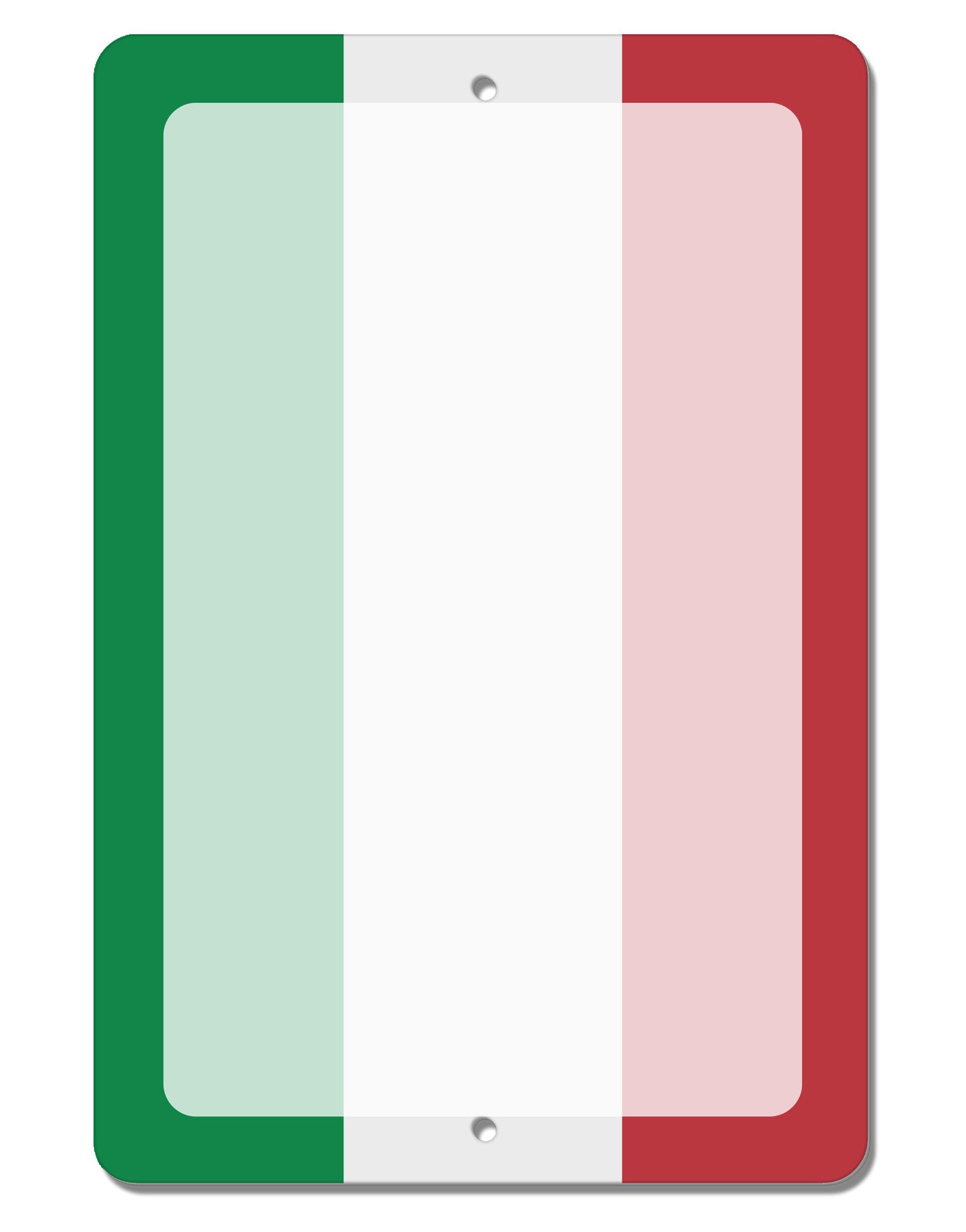 Italian Flag All Over Aluminum 8 x 12&#x22; Dry Erase Board Sign All Over Print-Dry Erase Board-TooLoud-White-Davson Sales