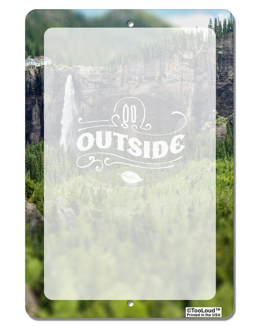 Beautiful Cliffs - Go Outside AOP Aluminum 8 x 12&#x22; Dry Erase Board Sign All Over Print by TooLoud-TooLoud-White-Davson Sales