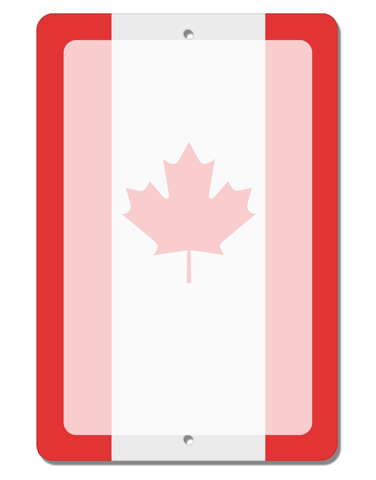 Canadian Flag All Over Aluminum 8 x 12&#x22; Dry Erase Board Sign All Over Print by TooLoud-Dry Erase Board-TooLoud-White-Davson Sales